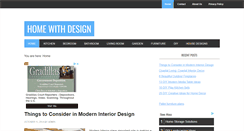 Desktop Screenshot of homewithdesign.com